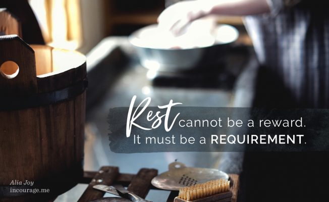 Rest for the Soul in the Midst of Dirty Dishes – (in)courage
